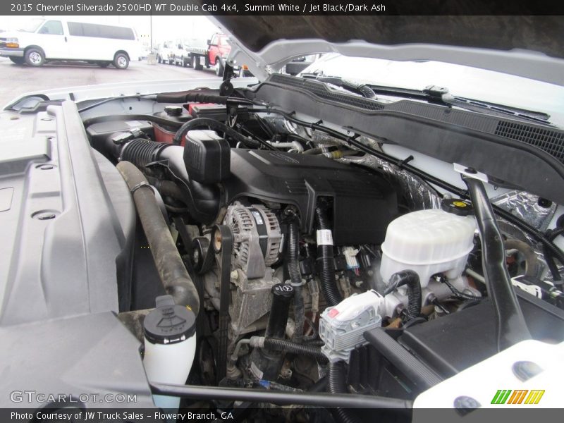 Summit White / Jet Black/Dark Ash 2015 Chevrolet Silverado 2500HD WT Double Cab 4x4