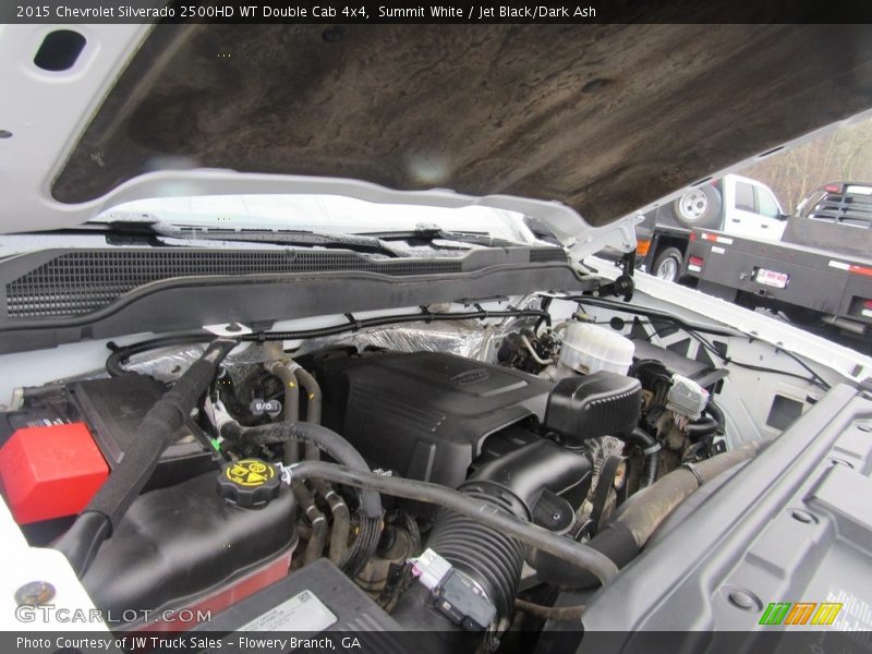 Summit White / Jet Black/Dark Ash 2015 Chevrolet Silverado 2500HD WT Double Cab 4x4