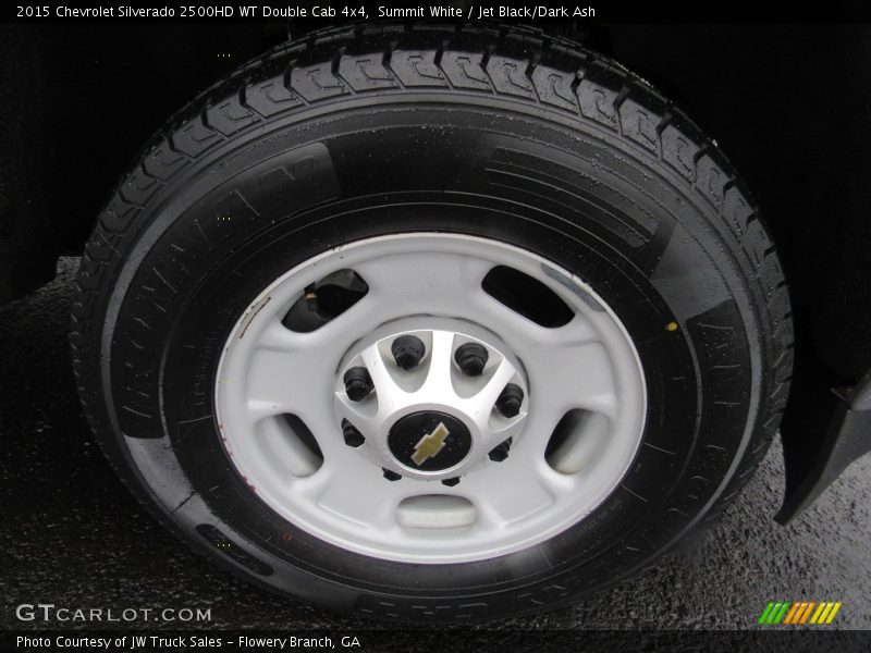 Summit White / Jet Black/Dark Ash 2015 Chevrolet Silverado 2500HD WT Double Cab 4x4