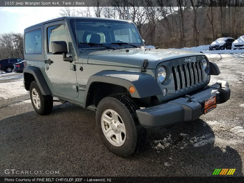 Tank / Black 2015 Jeep Wrangler Sport 4x4