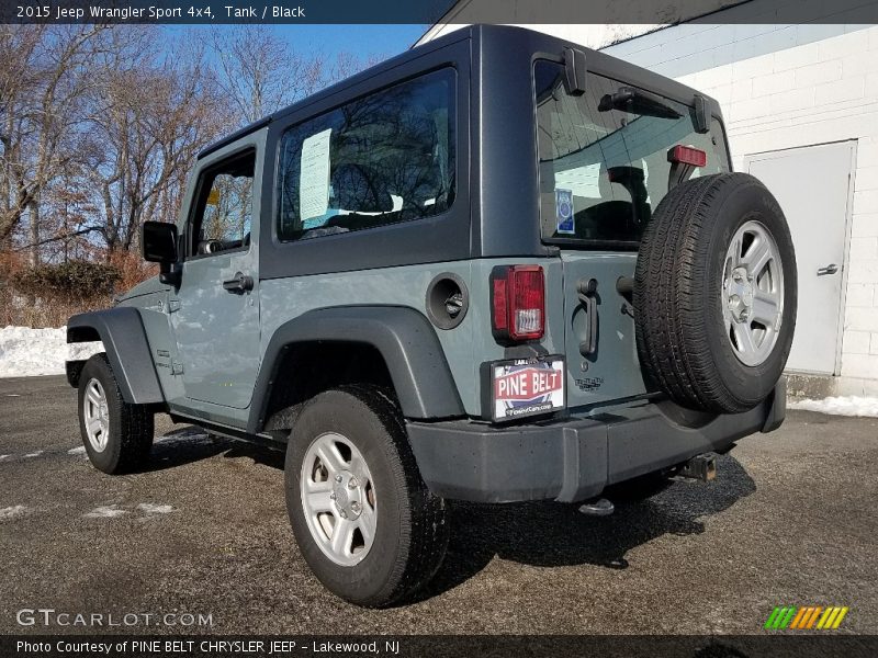 Tank / Black 2015 Jeep Wrangler Sport 4x4