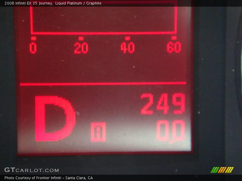 Liquid Platinum / Graphite 2008 Infiniti EX 35 Journey