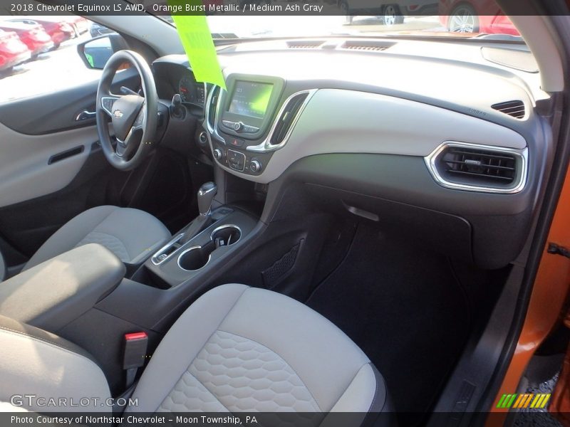 Orange Burst Metallic / Medium Ash Gray 2018 Chevrolet Equinox LS AWD