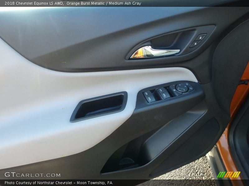 Orange Burst Metallic / Medium Ash Gray 2018 Chevrolet Equinox LS AWD