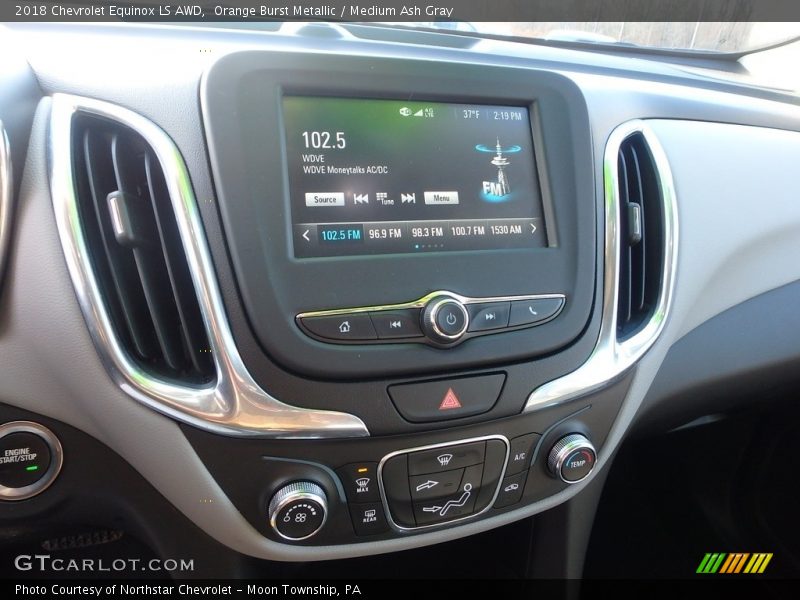 Orange Burst Metallic / Medium Ash Gray 2018 Chevrolet Equinox LS AWD