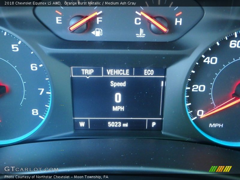 Orange Burst Metallic / Medium Ash Gray 2018 Chevrolet Equinox LS AWD