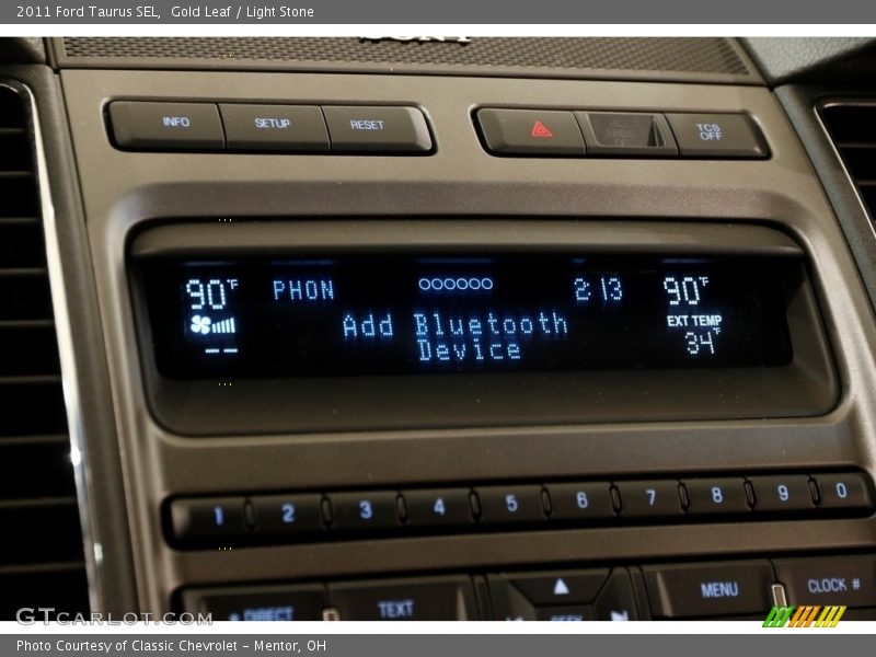 Gold Leaf / Light Stone 2011 Ford Taurus SEL