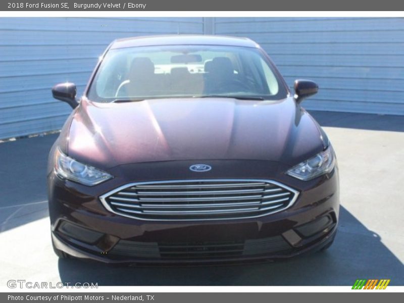 Burgundy Velvet / Ebony 2018 Ford Fusion SE