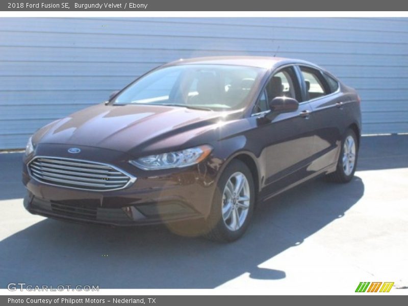 Burgundy Velvet / Ebony 2018 Ford Fusion SE