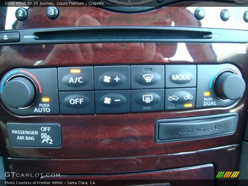Liquid Platinum / Graphite 2008 Infiniti EX 35 Journey