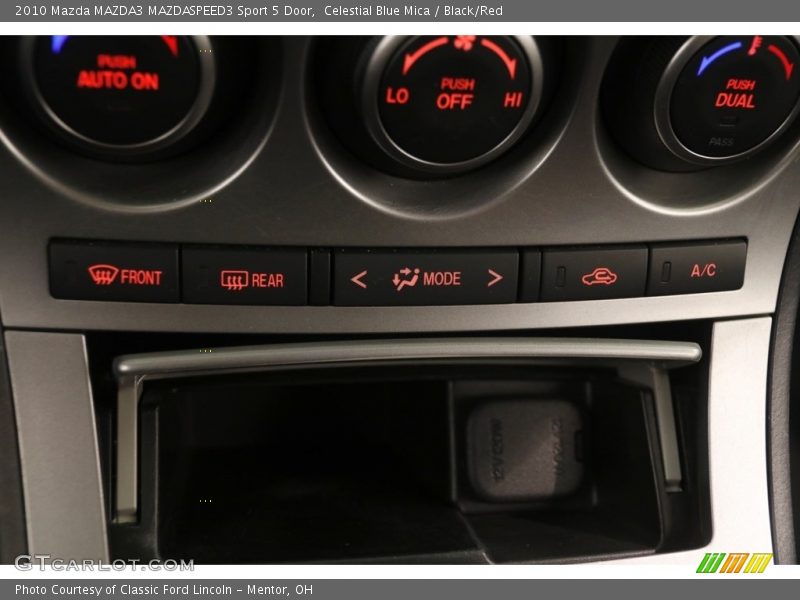 Celestial Blue Mica / Black/Red 2010 Mazda MAZDA3 MAZDASPEED3 Sport 5 Door