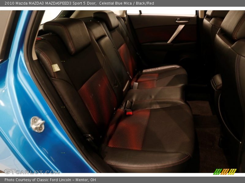 Celestial Blue Mica / Black/Red 2010 Mazda MAZDA3 MAZDASPEED3 Sport 5 Door