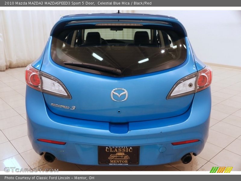Celestial Blue Mica / Black/Red 2010 Mazda MAZDA3 MAZDASPEED3 Sport 5 Door