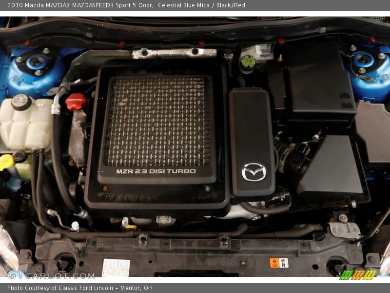 Celestial Blue Mica / Black/Red 2010 Mazda MAZDA3 MAZDASPEED3 Sport 5 Door