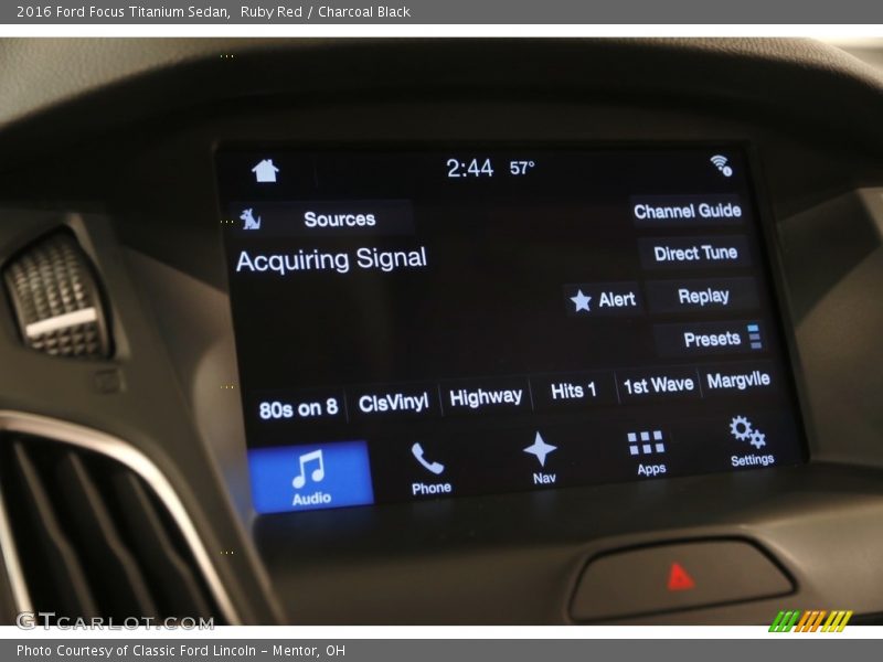 Ruby Red / Charcoal Black 2016 Ford Focus Titanium Sedan
