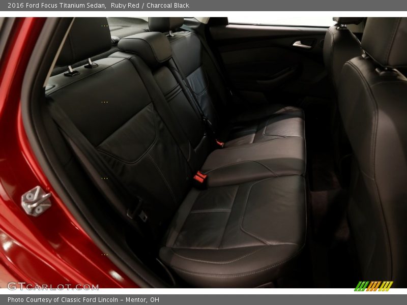 Ruby Red / Charcoal Black 2016 Ford Focus Titanium Sedan