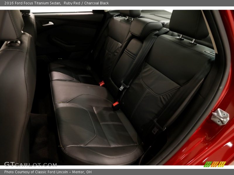 Ruby Red / Charcoal Black 2016 Ford Focus Titanium Sedan