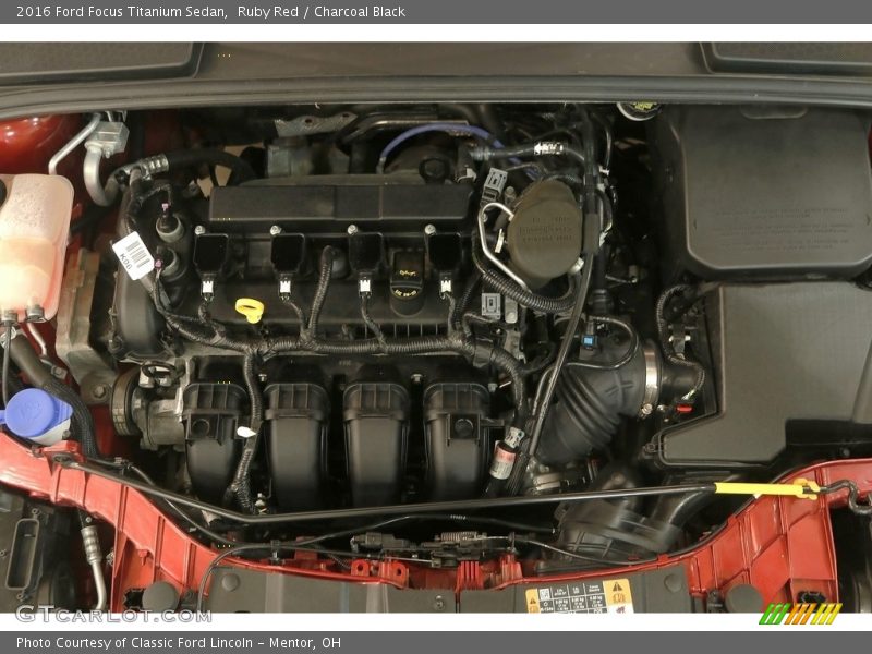 Ruby Red / Charcoal Black 2016 Ford Focus Titanium Sedan