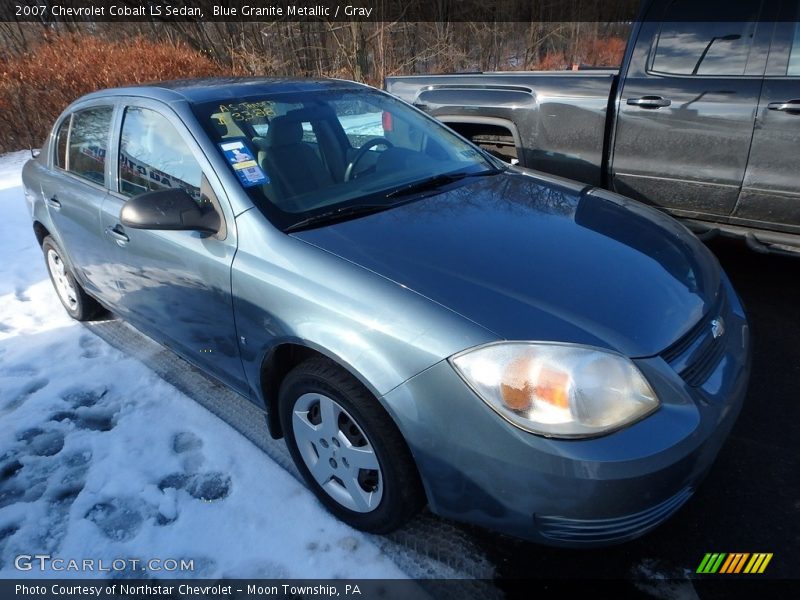 Blue Granite Metallic / Gray 2007 Chevrolet Cobalt LS Sedan