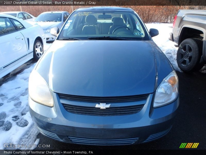 Blue Granite Metallic / Gray 2007 Chevrolet Cobalt LS Sedan