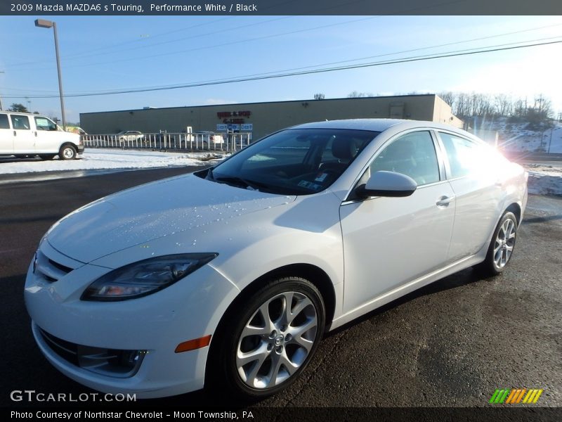 Performance White / Black 2009 Mazda MAZDA6 s Touring