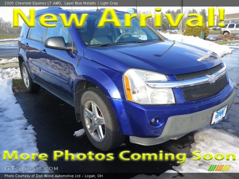 Laser Blue Metallic / Light Gray 2005 Chevrolet Equinox LT AWD