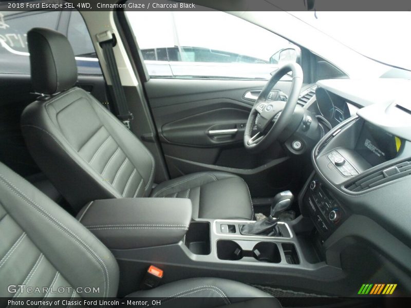 Cinnamon Glaze / Charcoal Black 2018 Ford Escape SEL 4WD