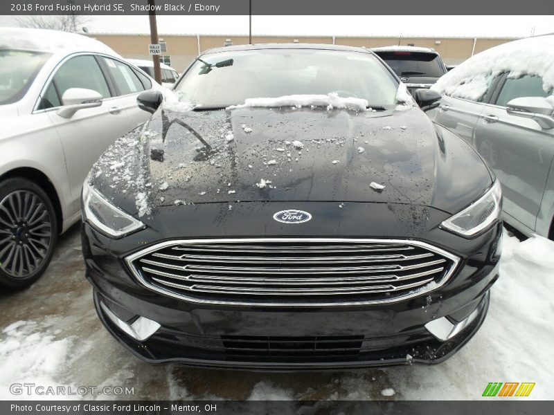 Shadow Black / Ebony 2018 Ford Fusion Hybrid SE