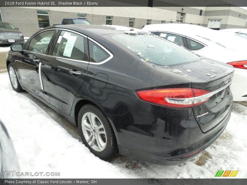 Shadow Black / Ebony 2018 Ford Fusion Hybrid SE