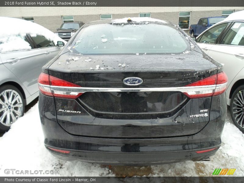 Shadow Black / Ebony 2018 Ford Fusion Hybrid SE