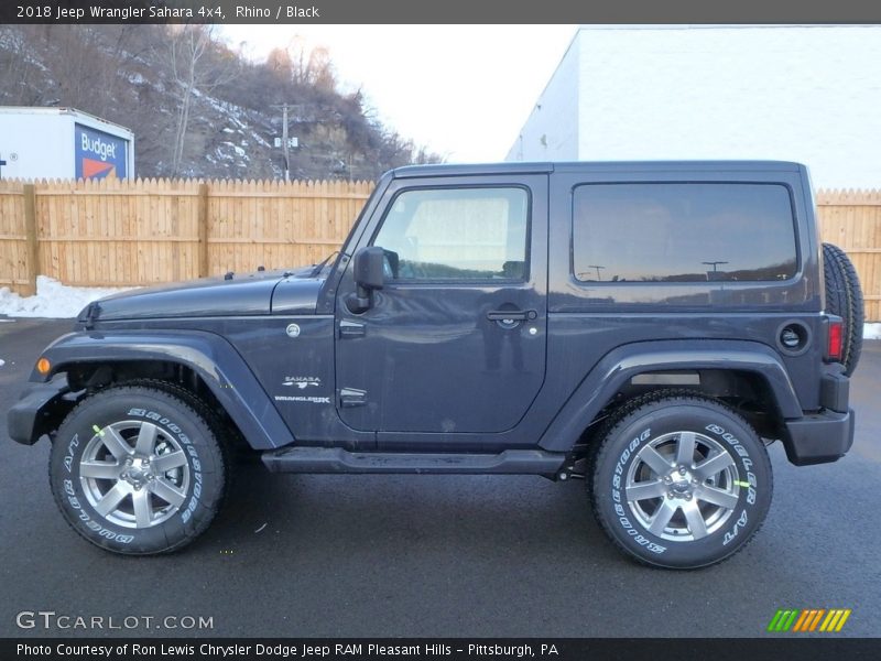 Rhino / Black 2018 Jeep Wrangler Sahara 4x4
