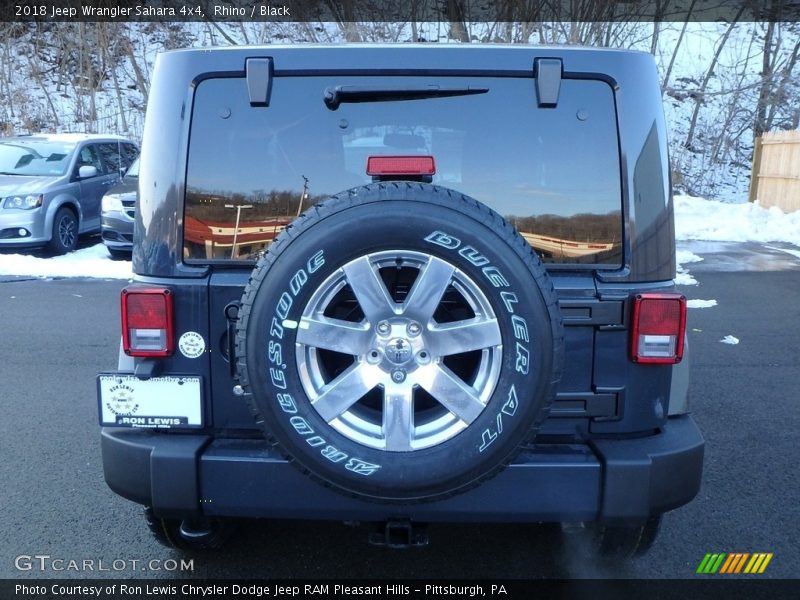 Rhino / Black 2018 Jeep Wrangler Sahara 4x4