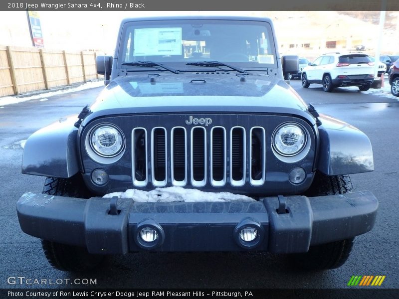 Rhino / Black 2018 Jeep Wrangler Sahara 4x4
