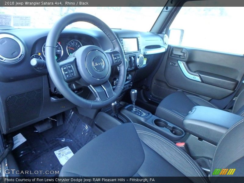 Rhino / Black 2018 Jeep Wrangler Sahara 4x4