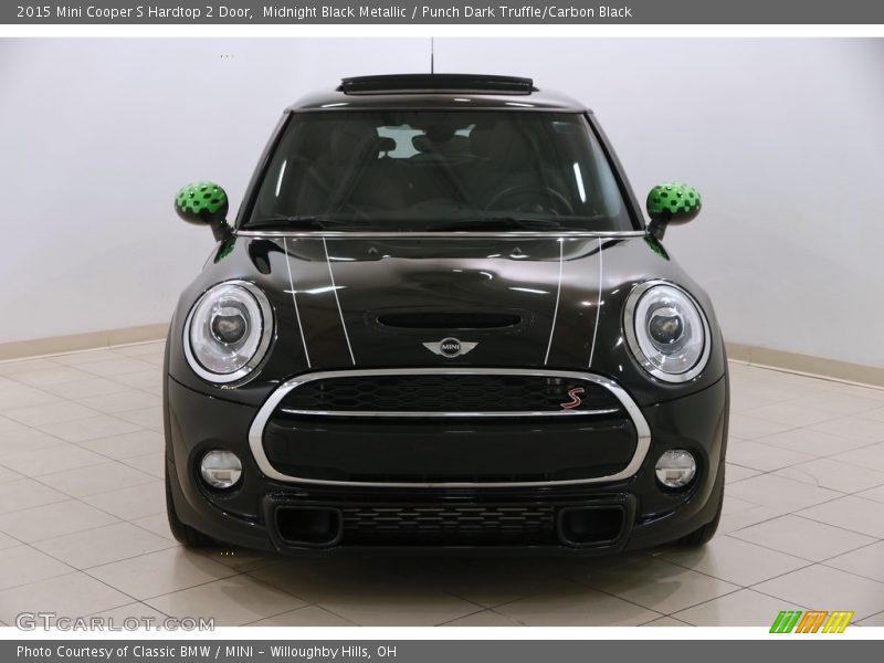 Midnight Black Metallic / Punch Dark Truffle/Carbon Black 2015 Mini Cooper S Hardtop 2 Door