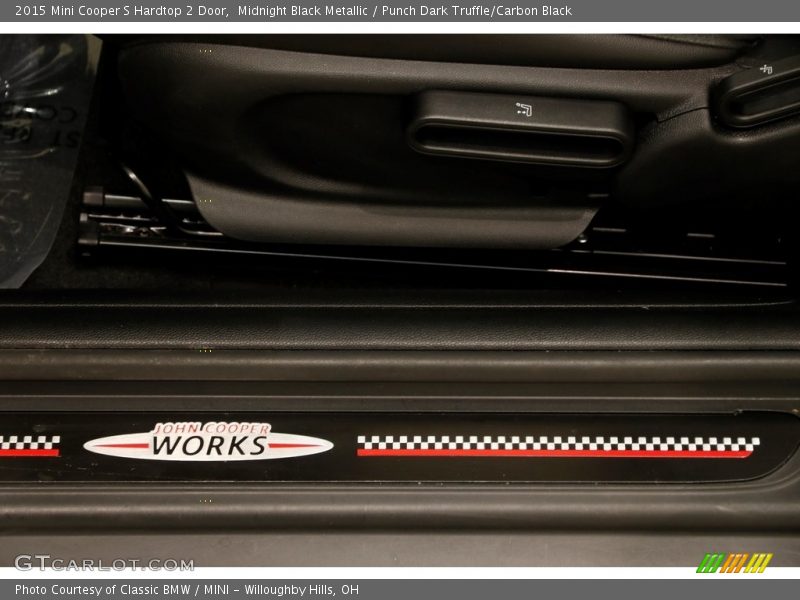 Midnight Black Metallic / Punch Dark Truffle/Carbon Black 2015 Mini Cooper S Hardtop 2 Door