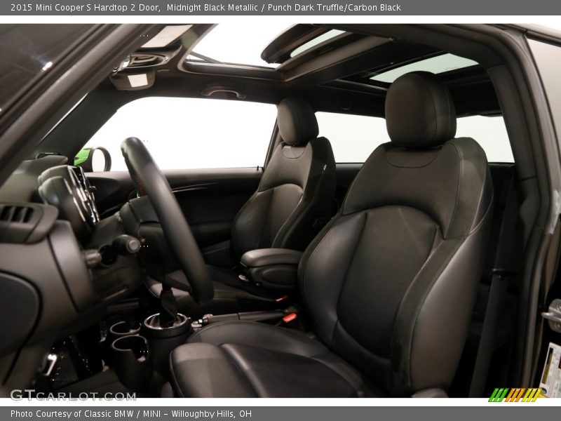 Midnight Black Metallic / Punch Dark Truffle/Carbon Black 2015 Mini Cooper S Hardtop 2 Door