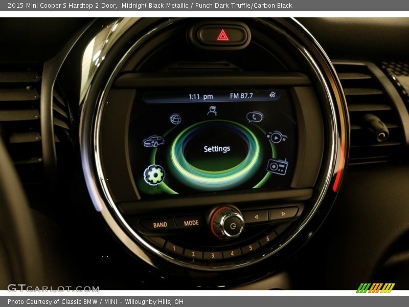 Midnight Black Metallic / Punch Dark Truffle/Carbon Black 2015 Mini Cooper S Hardtop 2 Door