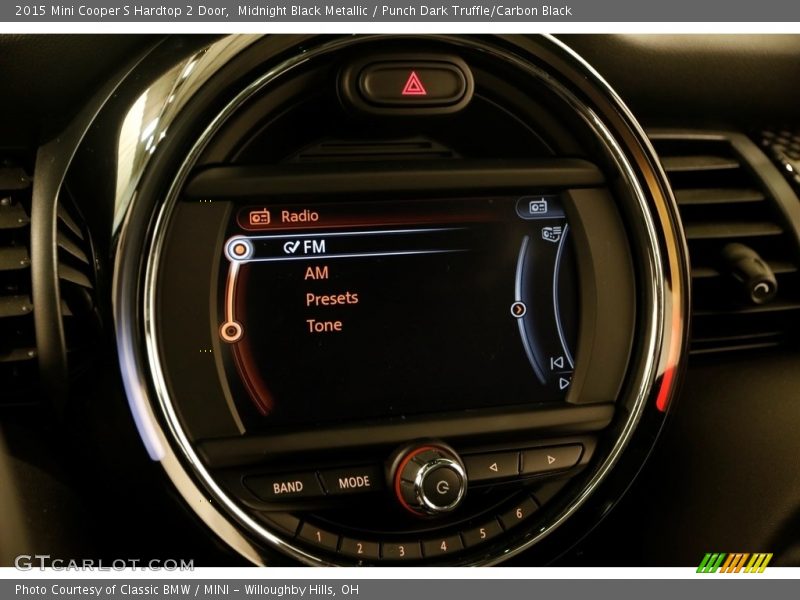 Midnight Black Metallic / Punch Dark Truffle/Carbon Black 2015 Mini Cooper S Hardtop 2 Door