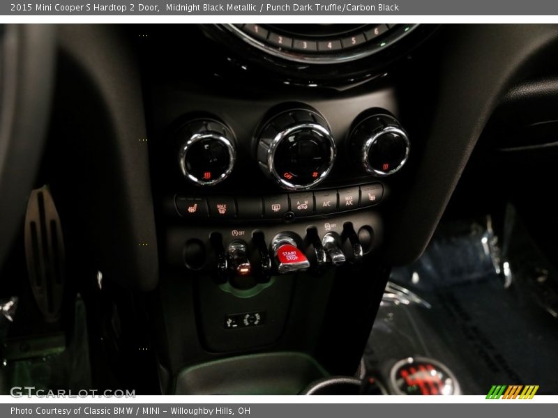 Midnight Black Metallic / Punch Dark Truffle/Carbon Black 2015 Mini Cooper S Hardtop 2 Door