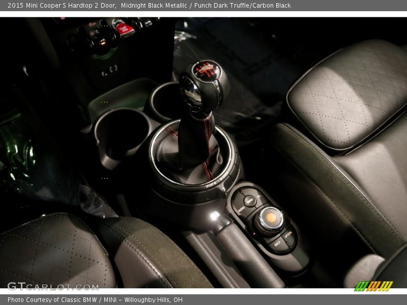 Midnight Black Metallic / Punch Dark Truffle/Carbon Black 2015 Mini Cooper S Hardtop 2 Door