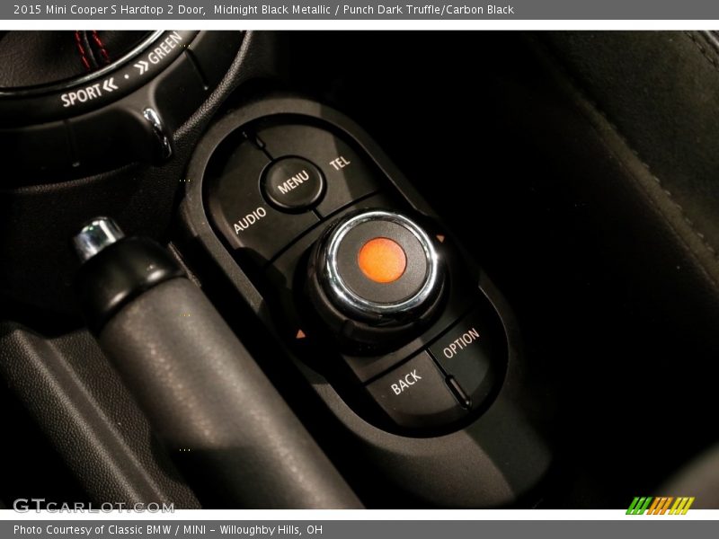 Midnight Black Metallic / Punch Dark Truffle/Carbon Black 2015 Mini Cooper S Hardtop 2 Door