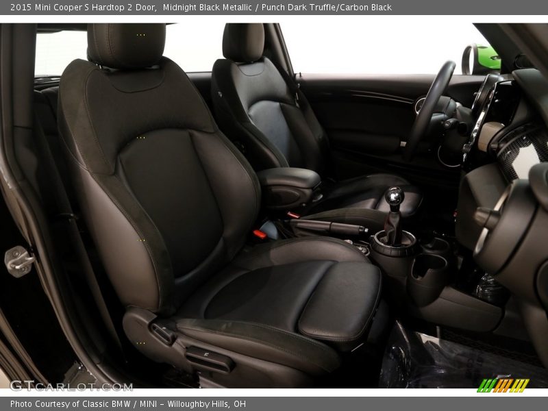 Midnight Black Metallic / Punch Dark Truffle/Carbon Black 2015 Mini Cooper S Hardtop 2 Door