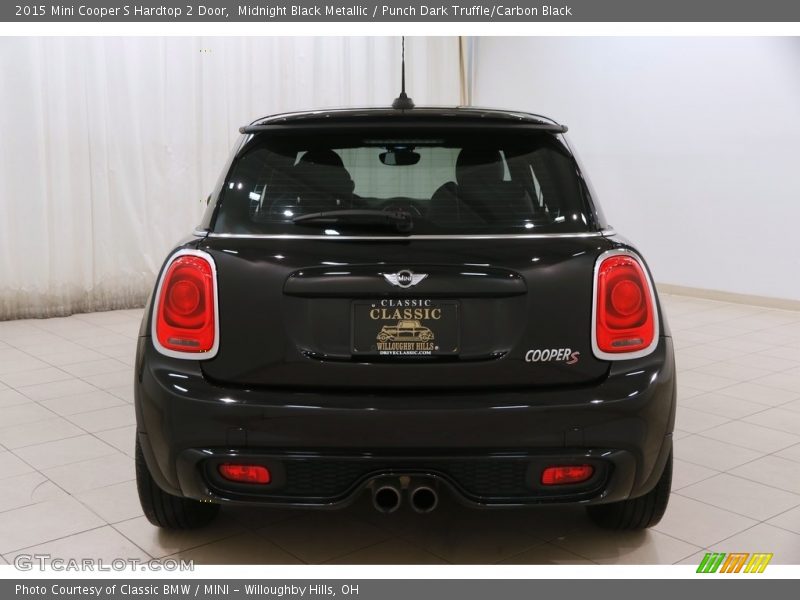 Midnight Black Metallic / Punch Dark Truffle/Carbon Black 2015 Mini Cooper S Hardtop 2 Door