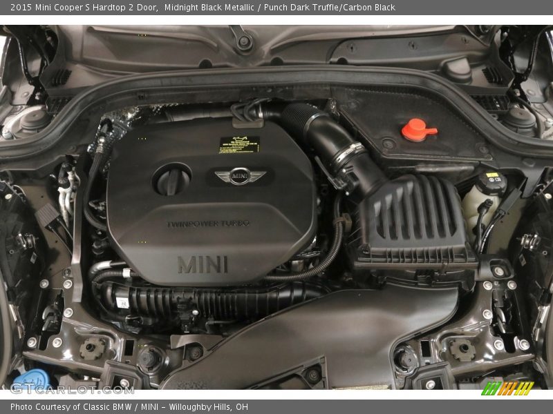 Midnight Black Metallic / Punch Dark Truffle/Carbon Black 2015 Mini Cooper S Hardtop 2 Door