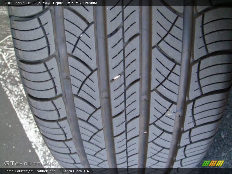 Liquid Platinum / Graphite 2008 Infiniti EX 35 Journey