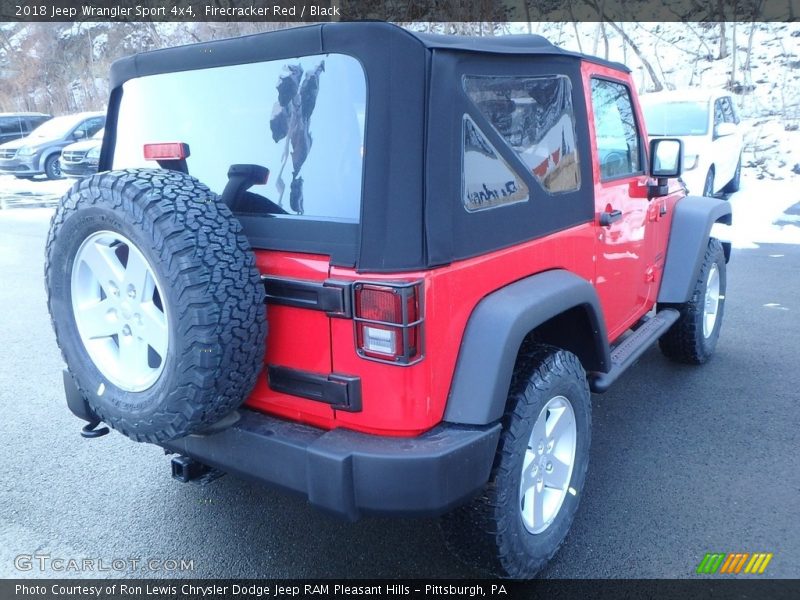 Firecracker Red / Black 2018 Jeep Wrangler Sport 4x4