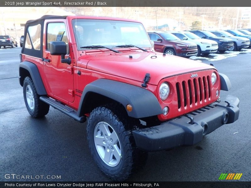 Firecracker Red / Black 2018 Jeep Wrangler Sport 4x4