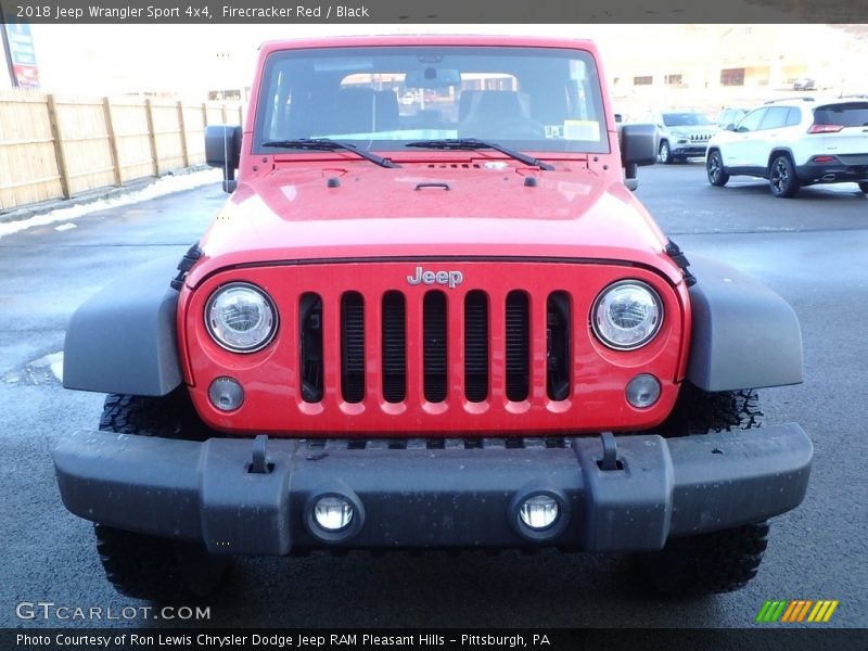 Firecracker Red / Black 2018 Jeep Wrangler Sport 4x4