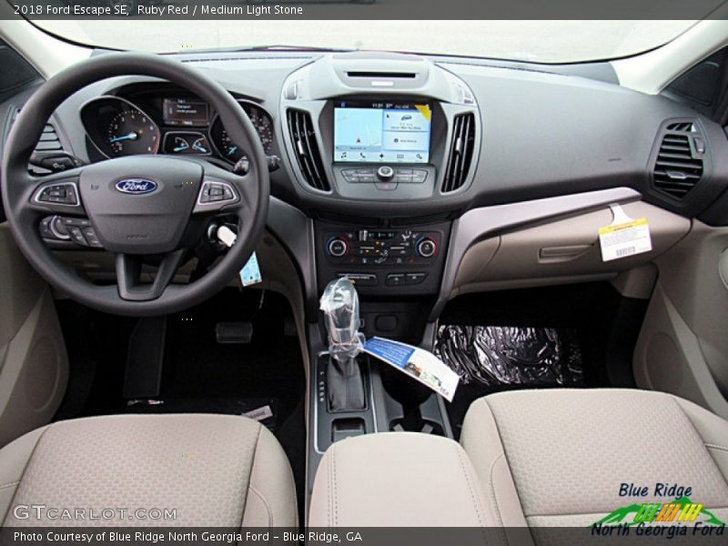 Ruby Red / Medium Light Stone 2018 Ford Escape SE
